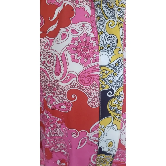 20. J.Crew Band collar cotton poplin tunic in vintage paisley - Picture 3 of 5